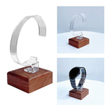 Maxbell Multifunctional Watch Display Stand Tool Storage for Counter Sale Show Shop Clear