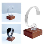 Maxbell Multifunctional Watch Display Stand Tool Storage for Counter Sale Show Shop Clear
