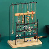 Maxbell Multipurpose Jewelry Organizer Stand Decorative for Ear Hooks Salon Dresser