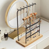 Maxbell Multipurpose Jewelry Organizer Stand Decorative for Ear Hooks Salon Dresser