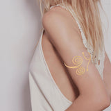 Maxbell Upper Arm Cuff Bracelet Bangle Armlet Armband for Nightclub Show Women Girls Aureate