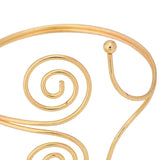 Maxbell Upper Arm Cuff Bracelet Bangle Armlet Armband for Nightclub Show Women Girls Aureate