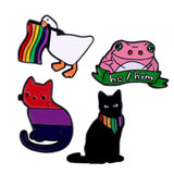 Maxbell 4x Women Men Brooch Pin Badge Gift fashion for Backpack Blouse Shirts