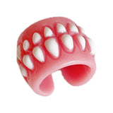 Maxbell Teeth Gums Opening Ring Costume Accessories Jewelry Creative Fashion for Men Gums