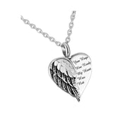 Maxbell Cremation Urn Necklace Memorial Gift Ash Holder Charms for Pets Human Ash