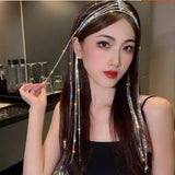 Maxbell Rhinestone Headband Jewelry Chain Fashion for Fashion Show Halloween Prom