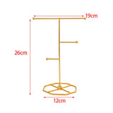Maxbell Earring Display Stand Elegant Necklace Holder for Desktop Choker Watch