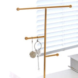 Maxbell Earring Display Stand Elegant Necklace Holder for Desktop Choker Watch