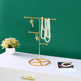 Maxbell Earring Display Stand Elegant Necklace Holder for Desktop Choker Watch