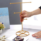 Maxbell Earring Display Stand Elegant Necklace Holder for Desktop Choker Watch