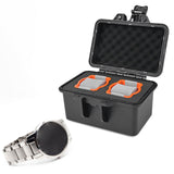 Maxbell Watch Carry Case 2 Slot Organizer Storage Holder Portable for Living Room