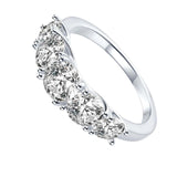 Maxbell Zircon Ring for Women Elegant Fashion Classical for Anniversary Bride Girls 5
