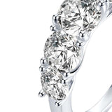 Maxbell Zircon Ring for Women Elegant Fashion Classical for Anniversary Bride Girls 6