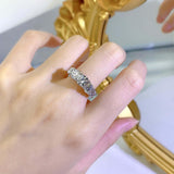 Maxbell Zircon Ring for Women Elegant Fashion Classical for Anniversary Bride Girls 8