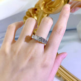 Maxbell Zircon Ring for Women Elegant Fashion Classical for Anniversary Bride Girls 8