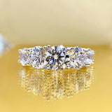 Maxbell Zircon Ring for Women Elegant Fashion Classical for Anniversary Bride Girls 9