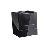 Maxbell Watch Winder Box Wood Watch Box Silent Operation Clear Acrylic Cover for Men A