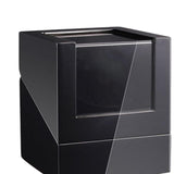 Maxbell Watch Winder Box Wood Watch Box Silent Operation Clear Acrylic Cover for Men A