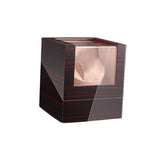 Maxbell Watch Winder Box Wood Watch Box Silent Operation Clear Acrylic Cover for Men C