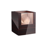 Maxbell Watch Winder Box Wood Watch Box Silent Operation Clear Acrylic Cover for Men C
