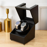 Maxbell Automatic Watch Winder Watch Case Watches Display Box for Gifts Desktop B