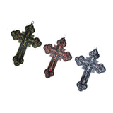 Maxbell Religious Crucifix Christian Cross Pendant for Travel Holiday Anniversary Green