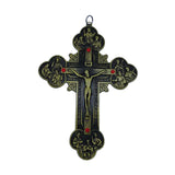 Maxbell Religious Crucifix Christian Cross Pendant for Travel Holiday Anniversary Green