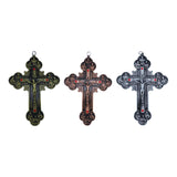 Maxbell Religious Crucifix Christian Cross Pendant for Travel Holiday Anniversary Green