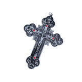 Maxbell Religious Crucifix Christian Cross Pendant for Travel Holiday Anniversary Silver