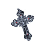 Maxbell Religious Crucifix Christian Cross Pendant for Travel Holiday Anniversary Silver