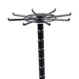 Maxbell Necklace Organizer Hanging Rack Rotation for Scrunchie Bracelets Chains Tall Black