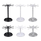 Maxbell Necklace Organizer Hanging Rack Rotation for Scrunchie Bracelets Chains Tall Black