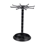 Maxbell Necklace Organizer Hanging Rack Rotation for Scrunchie Bracelets Chains Tall Black