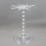 Maxbell Necklace Organizer Hanging Rack Rotation for Scrunchie Bracelets Chains Tall Clear