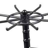 Maxbell Necklace Organizer Hanging Rack Rotation for Scrunchie Bracelets Chains Short Black