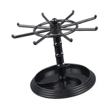 Maxbell Necklace Organizer Hanging Rack Rotation for Scrunchie Bracelets Chains Short Black