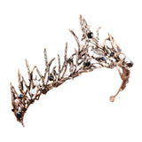 Maxbell Tiara and Crown Elegant Jeweled Costume Headbands for Birthday Party Prom Style D