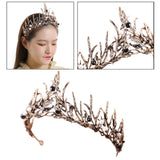 Maxbell Tiara and Crown Elegant Jeweled Costume Headbands for Birthday Party Prom Style D