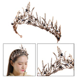 Maxbell Tiara and Crown Elegant Jeweled Costume Headbands for Birthday Party Prom Style D