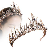 Maxbell Tiara and Crown Elegant Jeweled Costume Headbands for Birthday Party Prom Style D