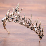 Maxbell Tiara and Crown Elegant Jeweled Costume Headbands for Birthday Party Prom Style D