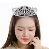 Maxbell Tiara and Crown Elegant Jeweled Costume Headbands for Birthday Party Prom Style E