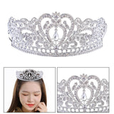 Maxbell Tiara and Crown Elegant Jeweled Costume Headbands for Birthday Party Prom Style E