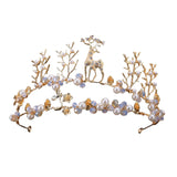 Maxbell Tiara and Crown Elegant Jeweled Costume Headbands for Birthday Party Prom Style G