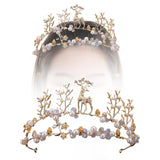Maxbell Tiara and Crown Elegant Jeweled Costume Headbands for Birthday Party Prom Style G