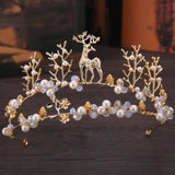 Maxbell Tiara and Crown Elegant Jeweled Costume Headbands for Birthday Party Prom Style G