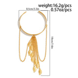 Maxbell Fashion Upper Arm Bracelet Tassel Arm Band Cuffs for Engagement Graduation Aureate