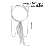 Maxbell Fashion Upper Arm Bracelet Tassel Arm Band Cuffs for Engagement Graduation Argent