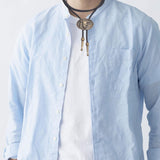 Maxbell Bolo Tie Oval Pendant Necklaces Retro Delicate Jewelry for Daily Work Gifts Bronze Color