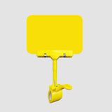 Maxbell Set of 10 Merchandise Retail Display Sign Rotating Clip Adjustable Accessory Yellow